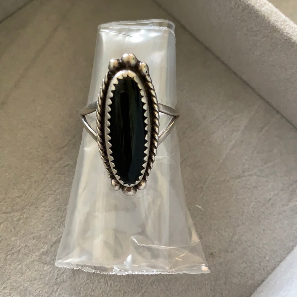 Black onyx ring